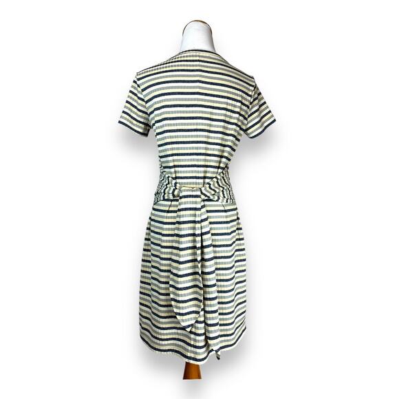 Rebecca Minkoff Stripe Mary Pullover Jersey Mini Dress with Tie Waist Small - Picture 3 of 9